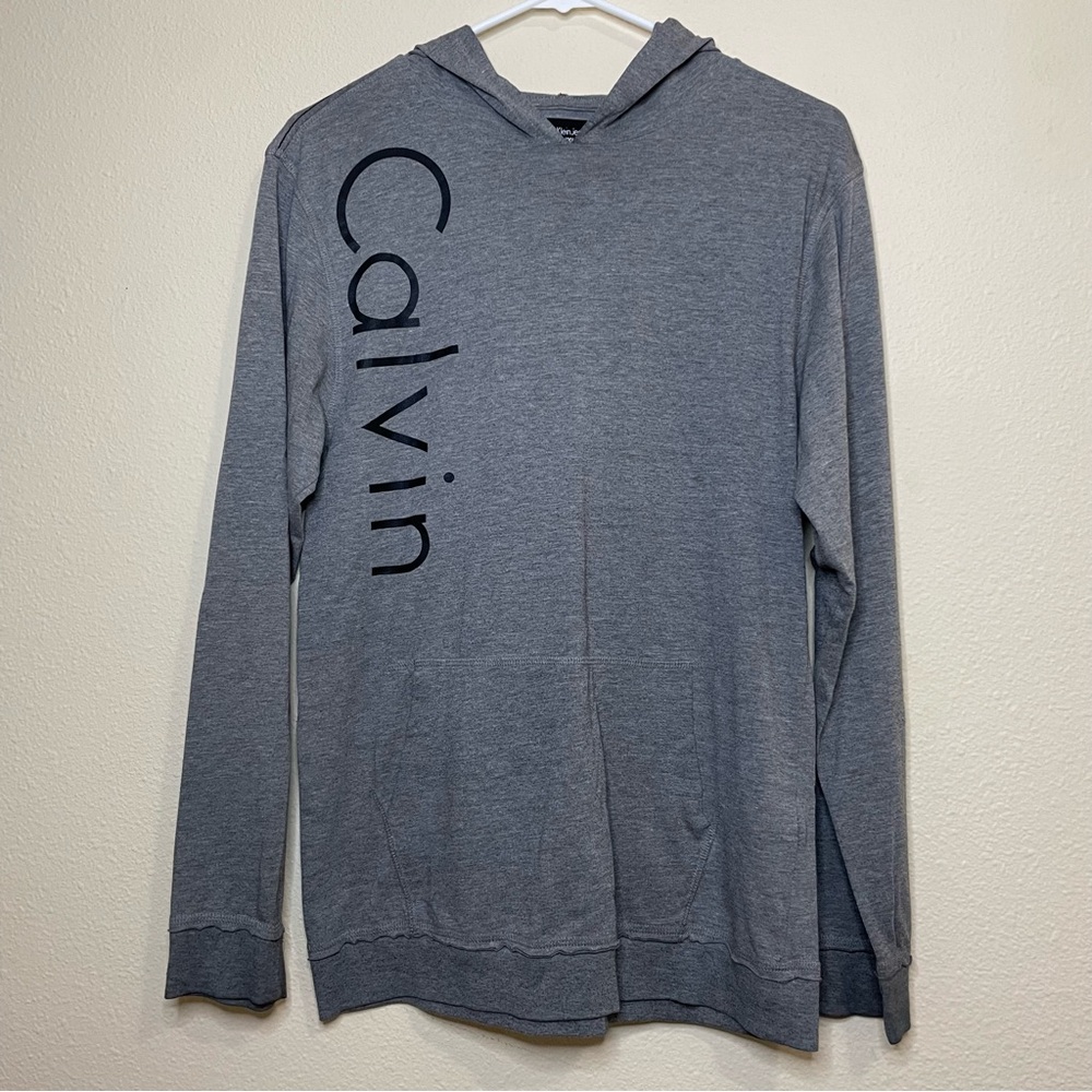 Calvin Klein light hooded long sleeve sweater